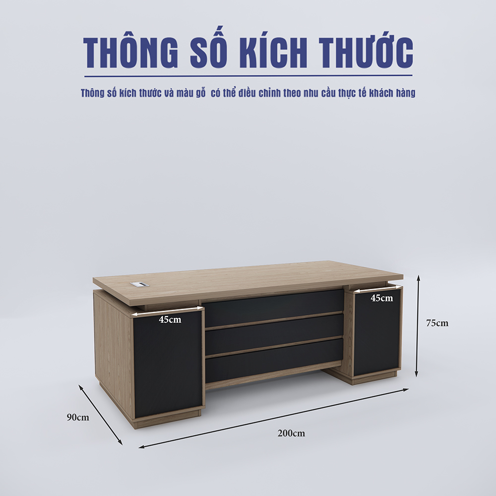 Bàn Giám Đốc BGDSM038 200cm x90cm