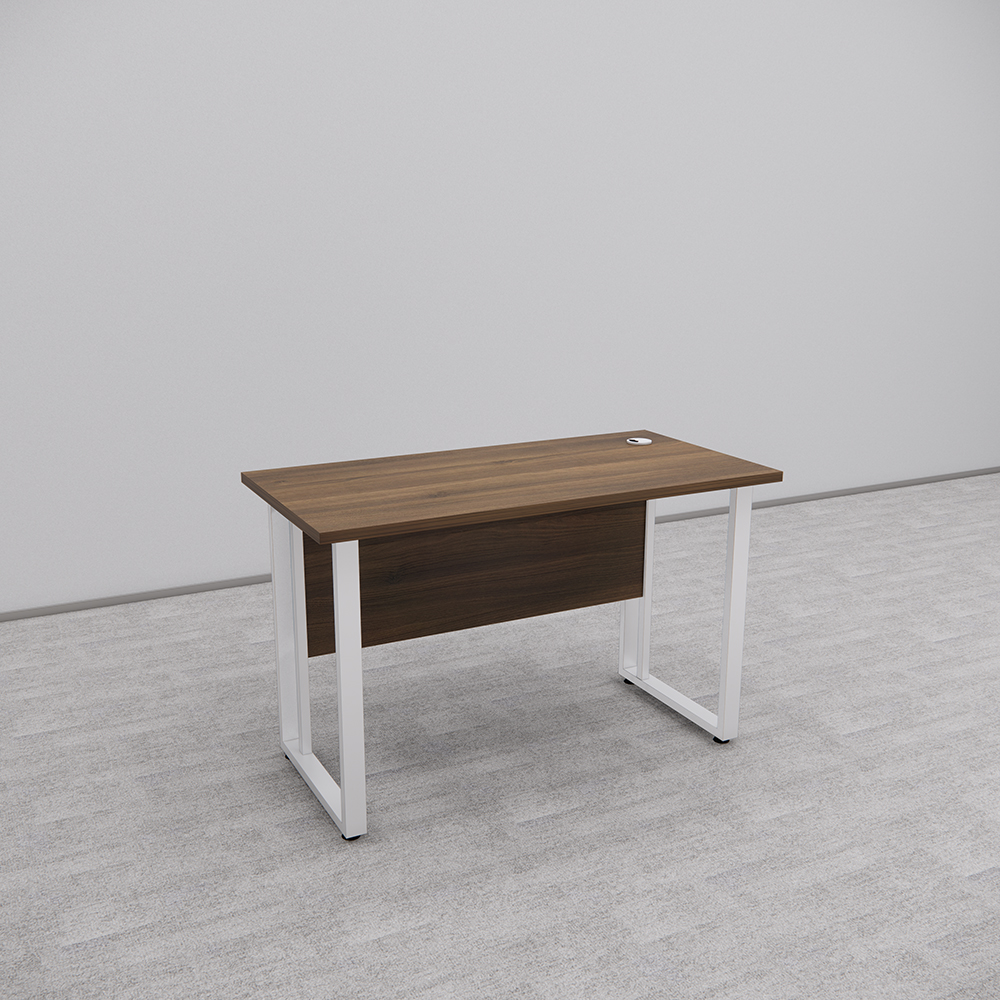 Bàn làm việc văn phòng SMBLV005, 120x60x75cm, chất liệu gỗ MDF, chân sắt