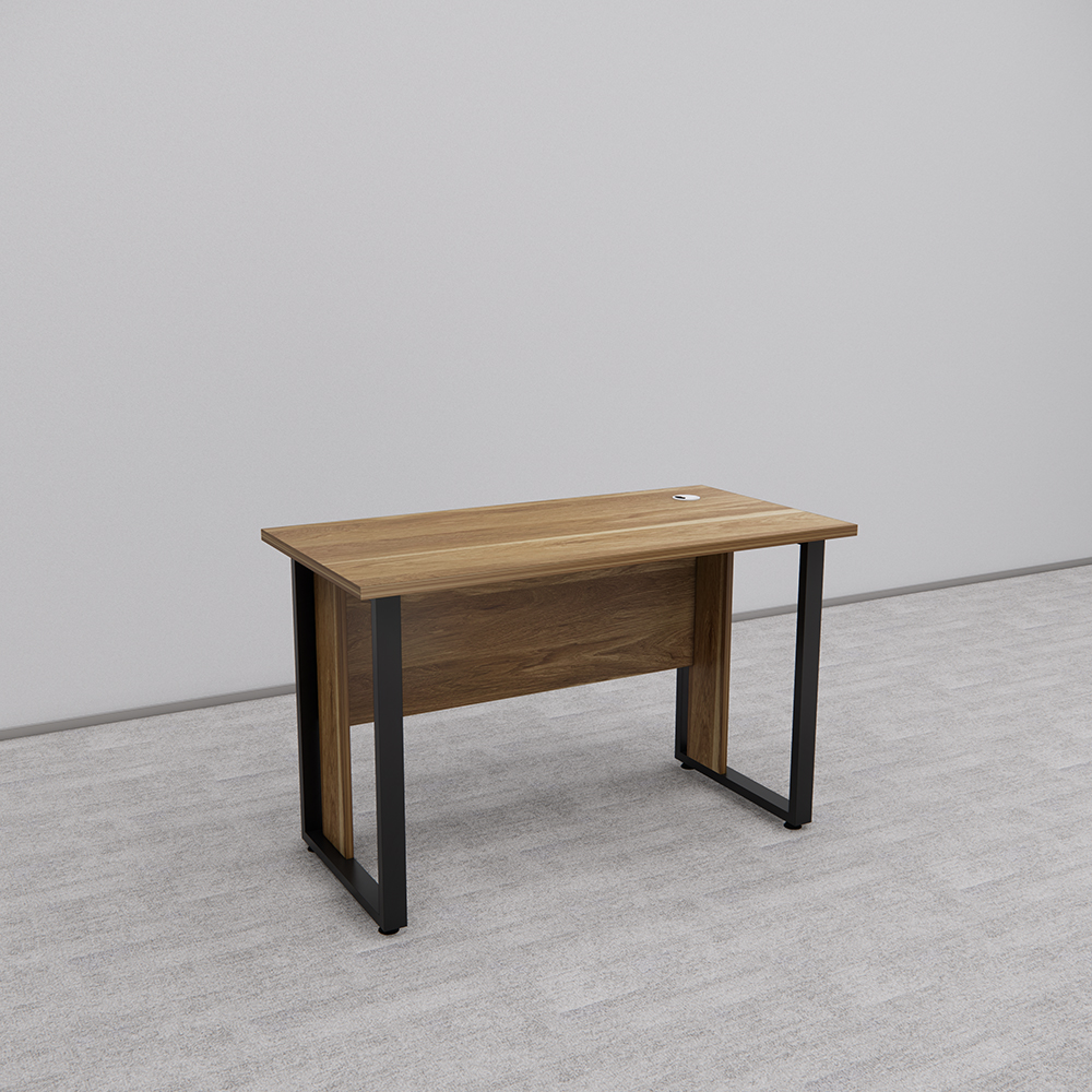 Bàn làm việc gỗ MDF SMBLV008, kích thước 120x60x75cm, chân sắt sơn tĩnh điện