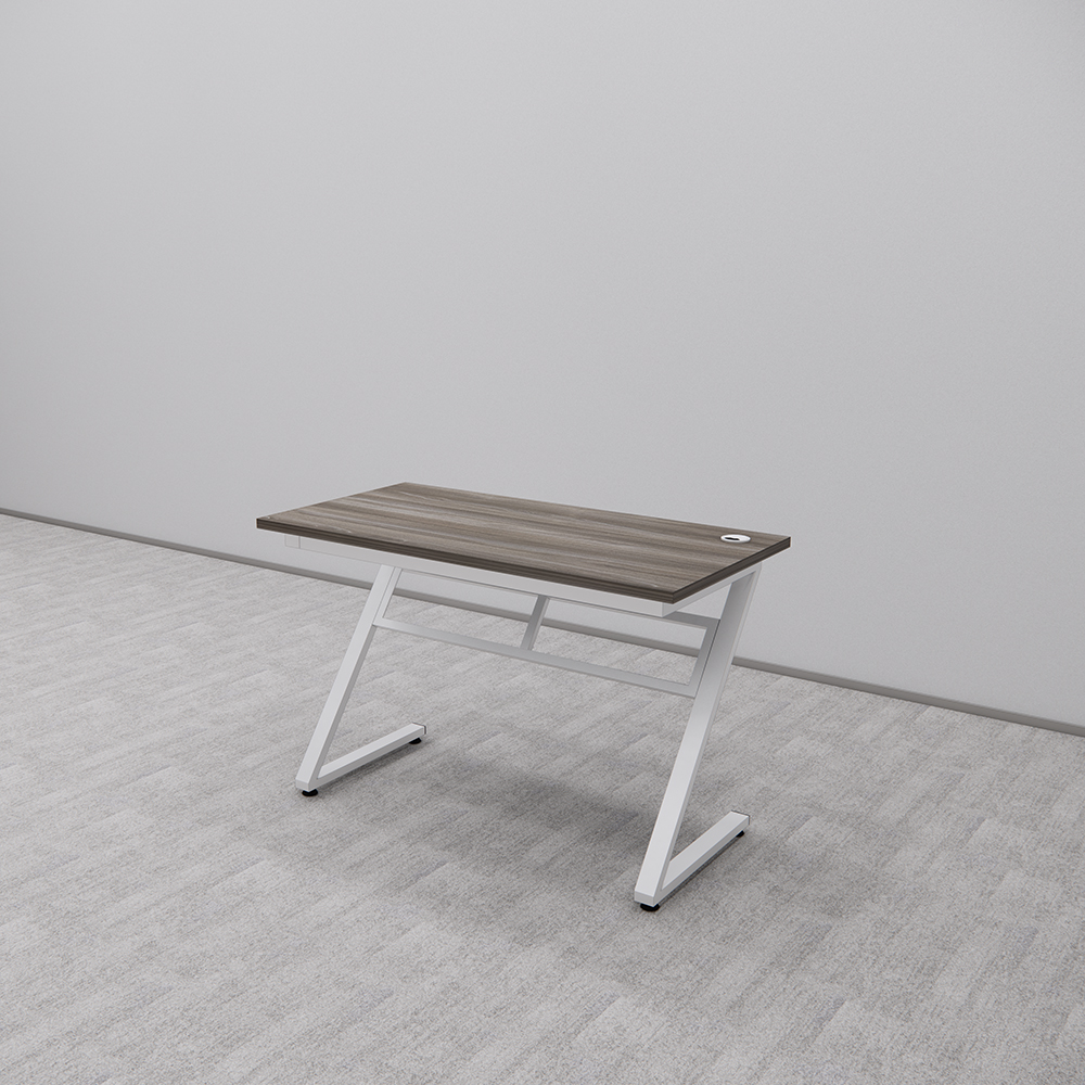 Bàn làm việc SMBLV0018 cho văn phòng, làm việc tại nhà, kích thước 120x60x75cm, gỗ MDF melamine, chân sắt chữ Z.