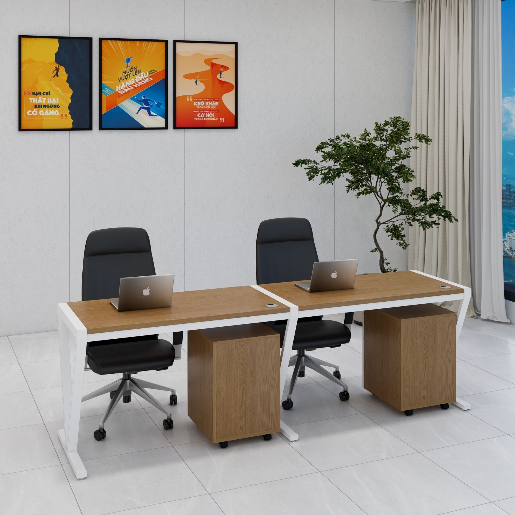 Bàn Cụm 2 SMBC2017 240cmx60cm