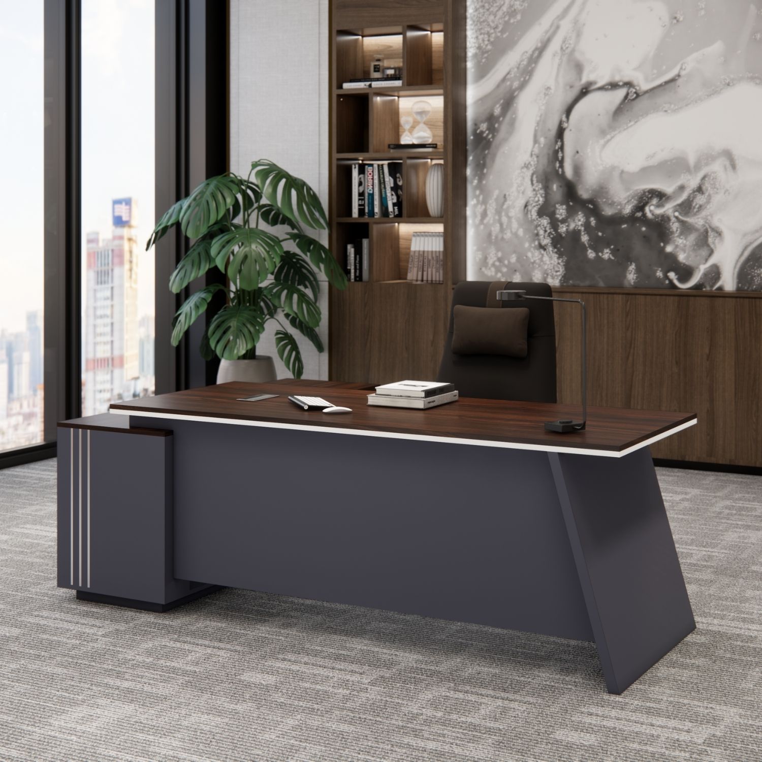 Bàn Giám Đốc BGDSM058 220cmx80cm