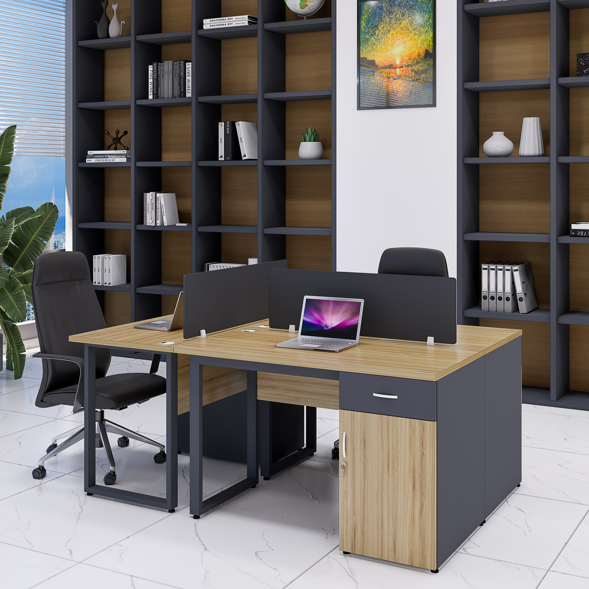 Bàn cụm 3 SMBC3006 180cmx120cm