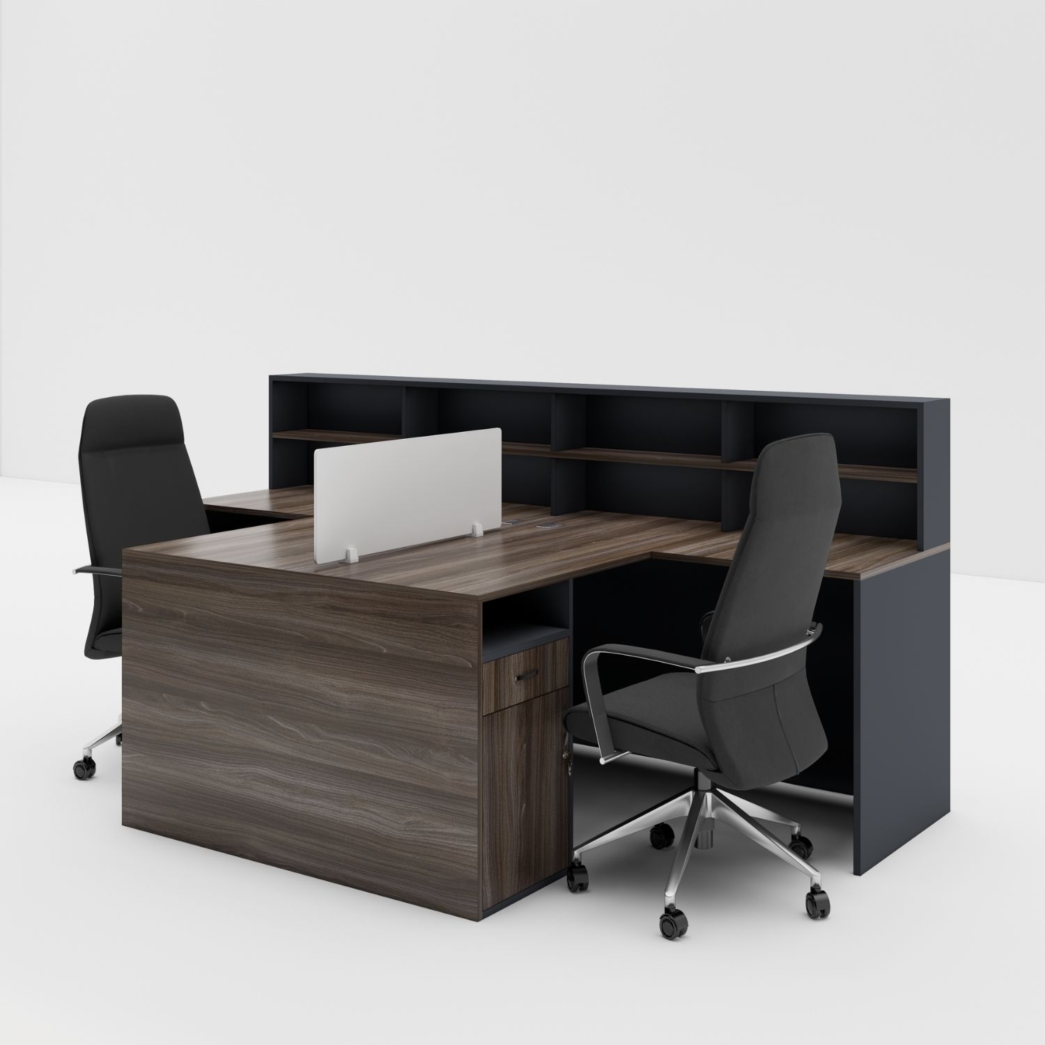 Bàn Cụm 2 SMBC2011 Chữ L 240cm x140cm