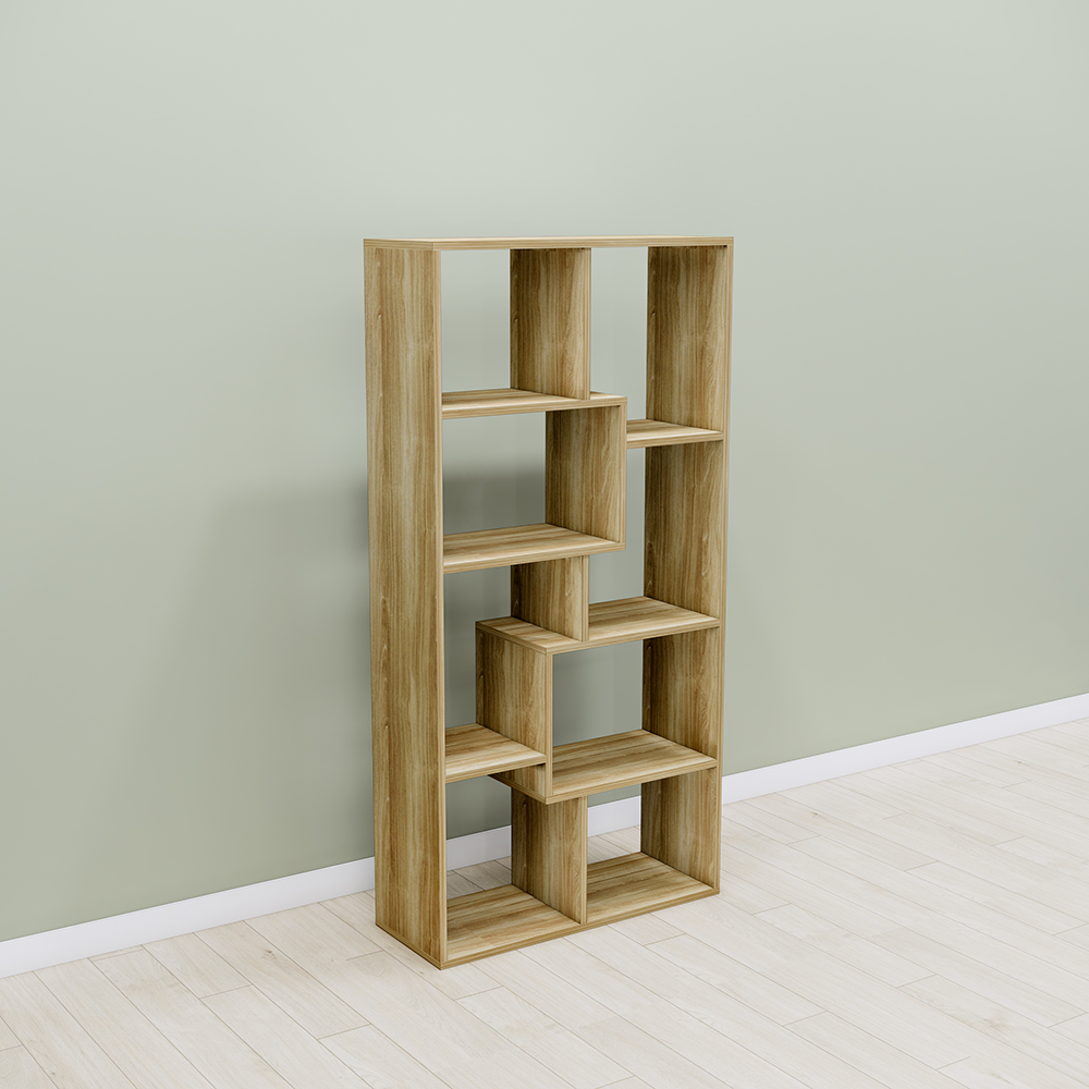 Kệ đứng trưng bày SMKTBG001 cao 160cm, sâu 30cm, rộng 30cm, hiện đại