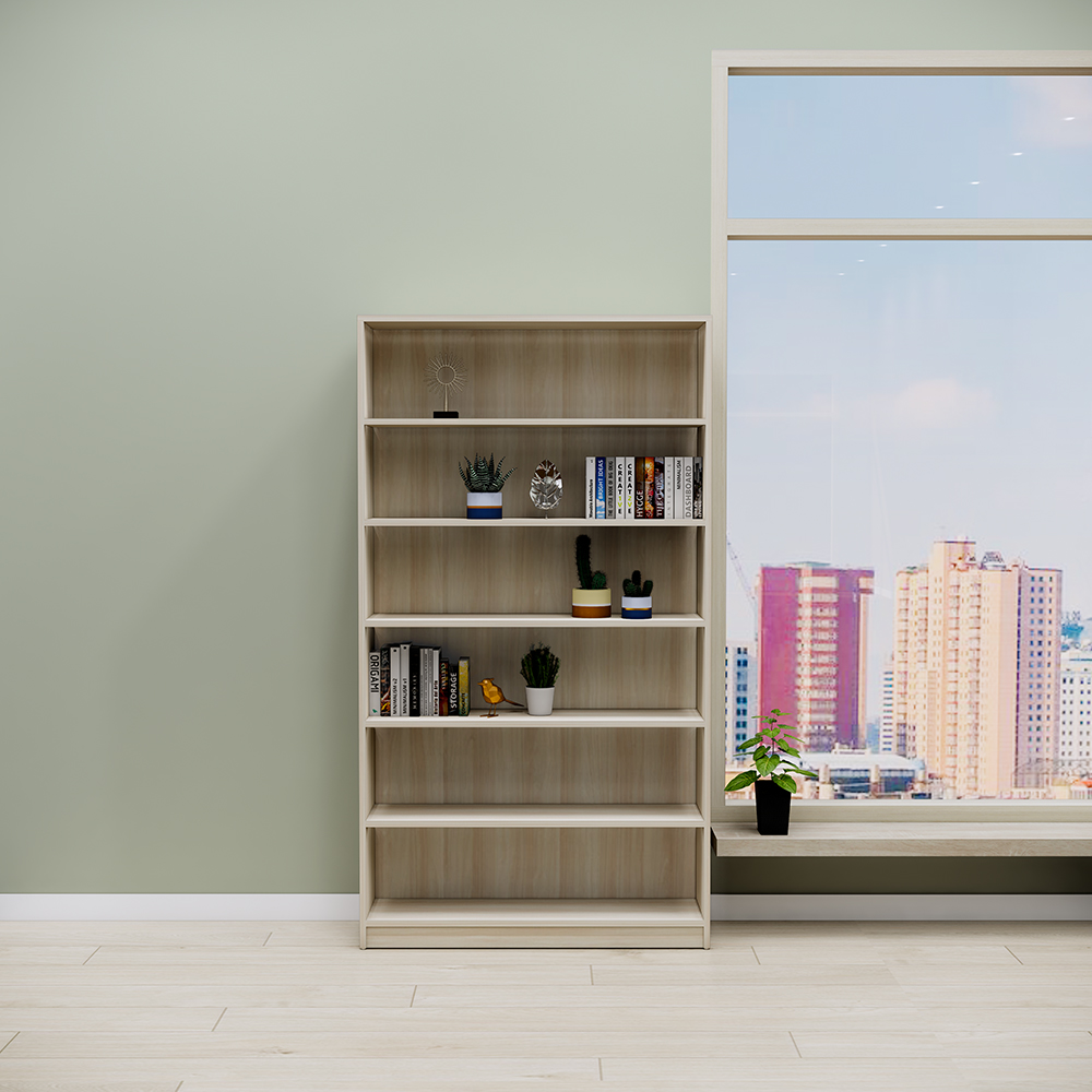 Kệ SMKTBG003 cao 180cm, rộng 100cm, sâu 30cm, mặt sau đóng hậu chắc chắn