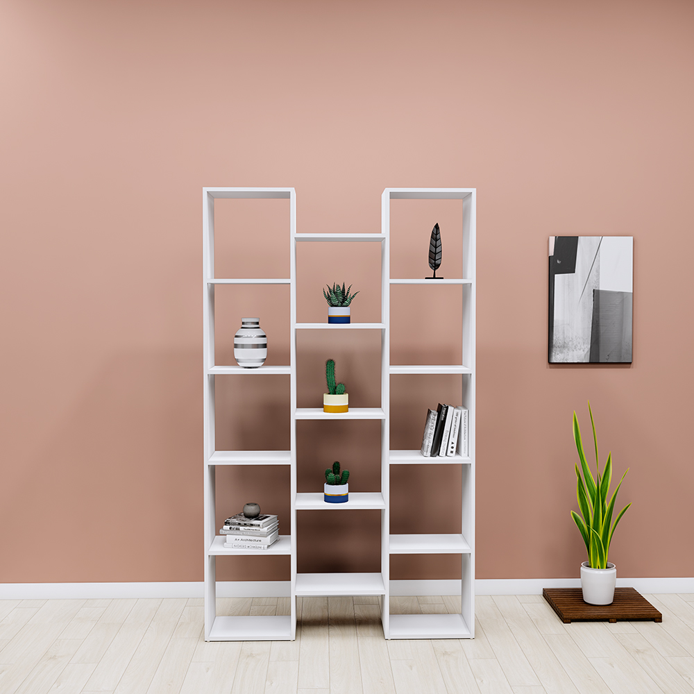 Kệ trưng bày văn phòng SMKTBG006 gỗ MDF phủ melamine, cao cấp và bền bỉ