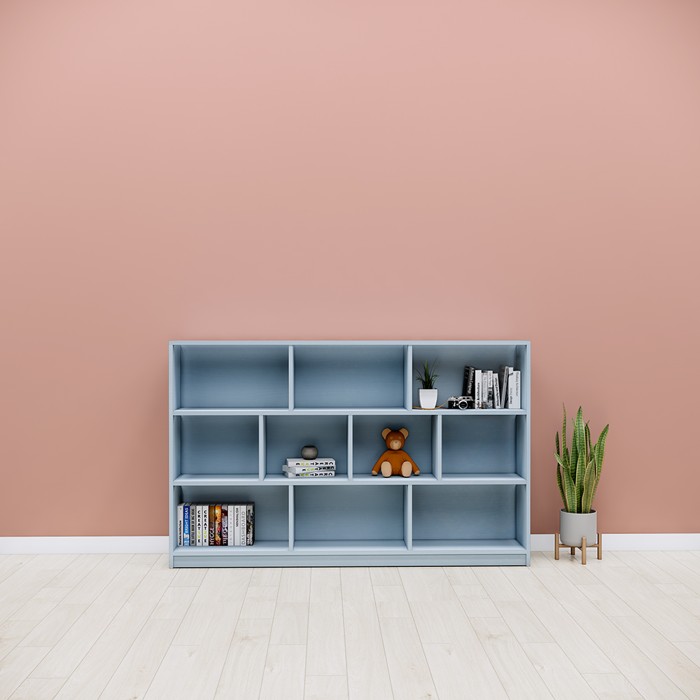 Kệ gỗ MDF phủ melamin SMKTBG007, kích thước 100x160x30cm, thiết kế hiện đại