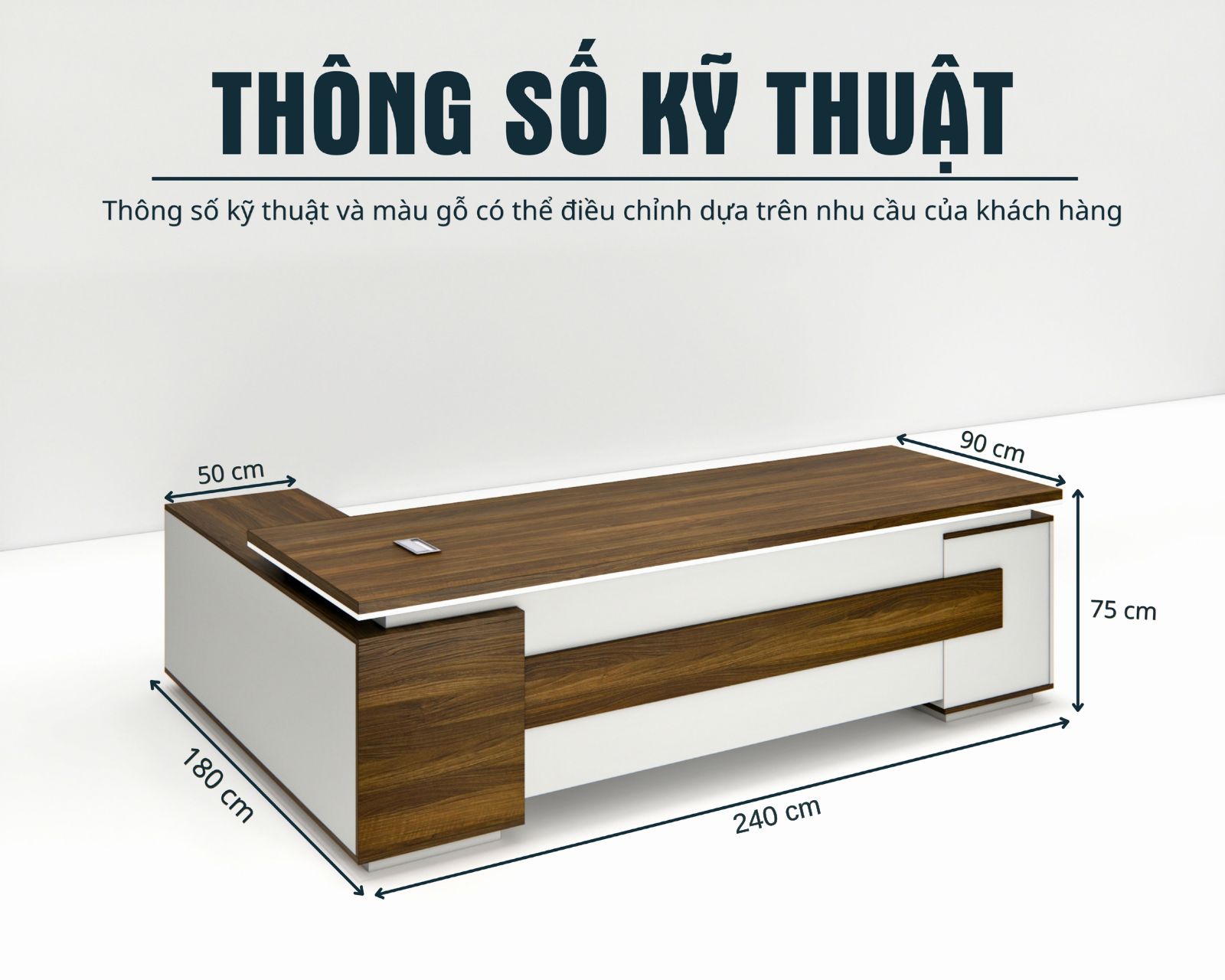 Bàn Giám Đốc BGDSM094 240cmx90cm