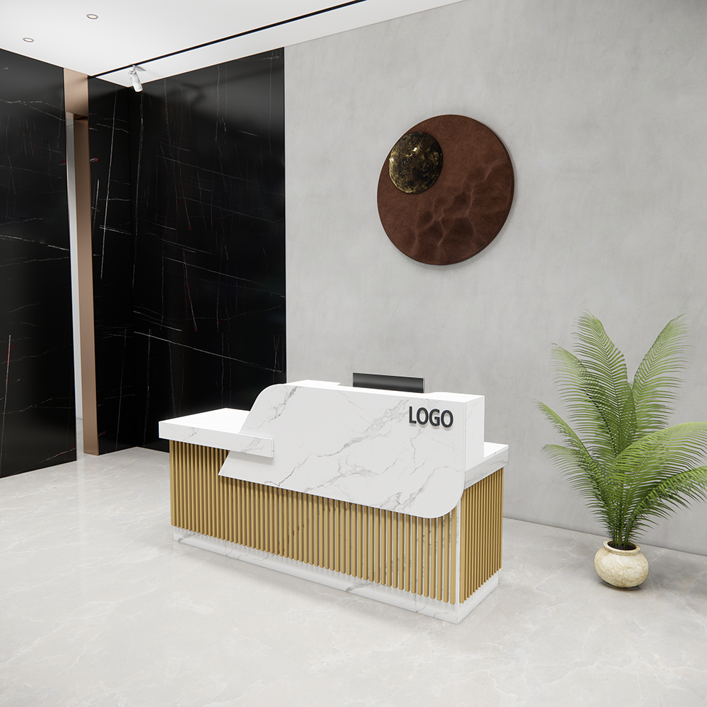 Quầy Lễ Tân SMQLT008 200cm x75cm