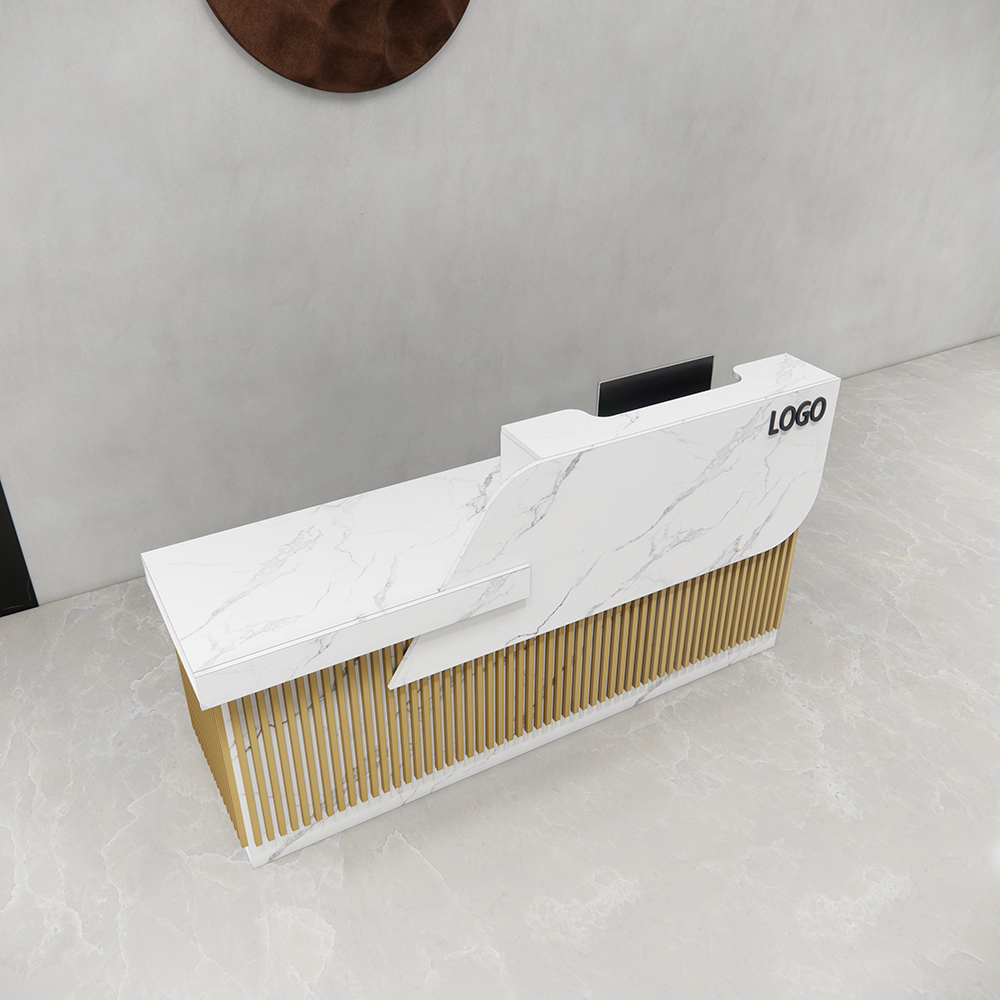 Quầy Lễ Tân SMQLT008 200cm x75cm