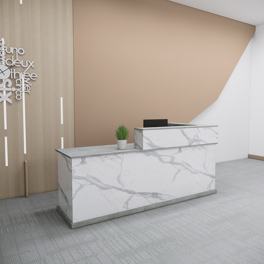 Quầy lễ tân SMQLTL013 220cm x75cm