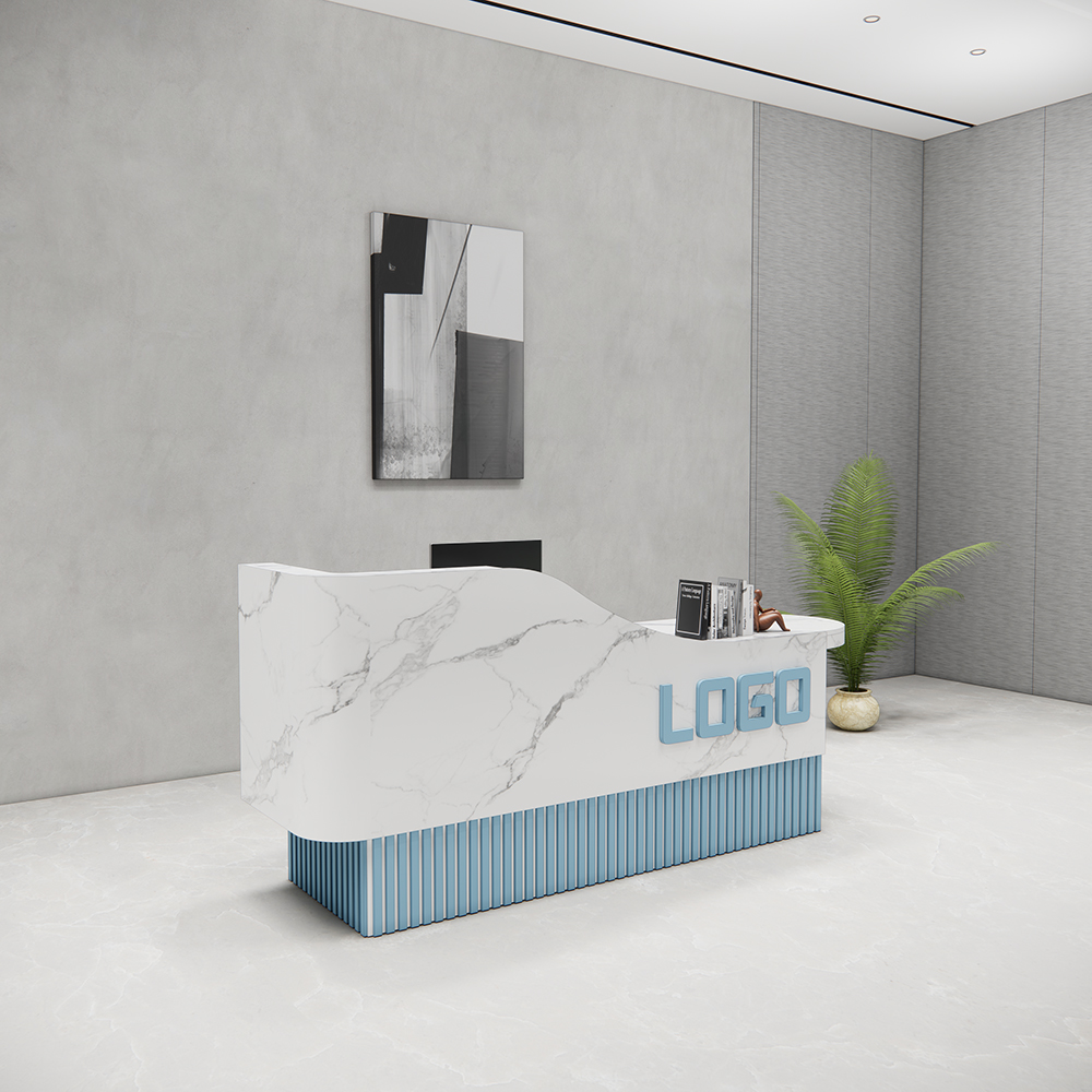 Quầy lễ tân SMQLTL014 230cm x75cm