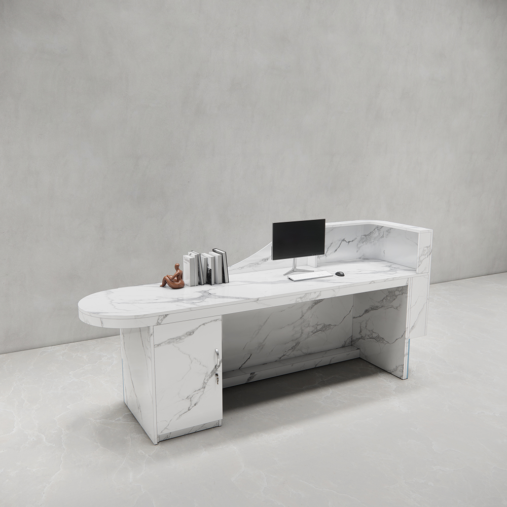 Quầy lễ tân SMQLTL014 230cm x75cm