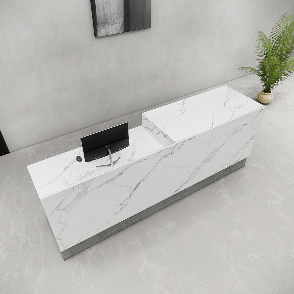 Quầy lễ tân SMQLTL015 240cm x75cm