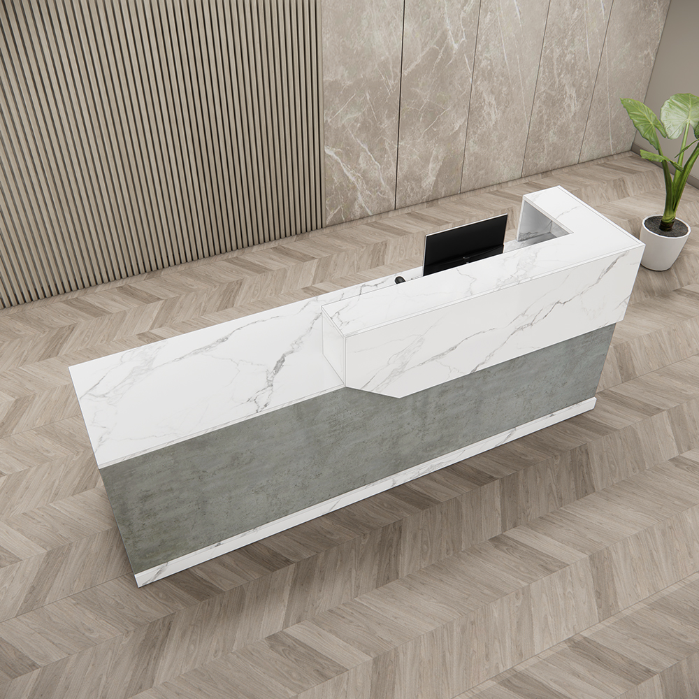 Quầy Lễ Tân SMQLT016 240cm x100cm