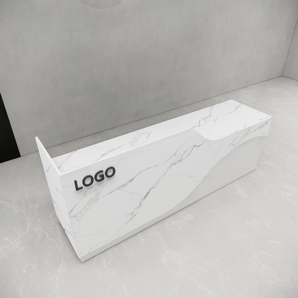 Quầy Lễ Tân SMQLT018 240cm x75cm