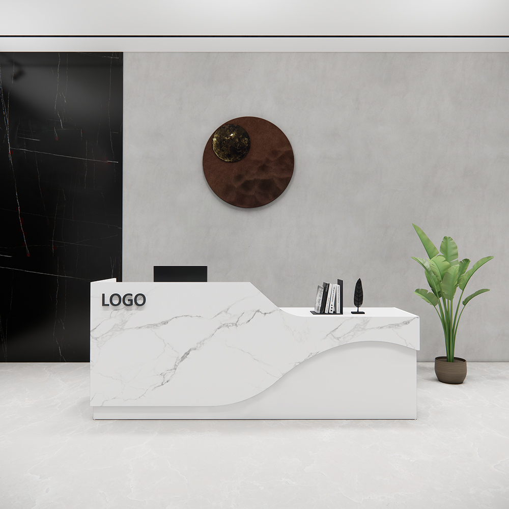 Quầy Lễ Tân SMQLT018 240cm x75cm