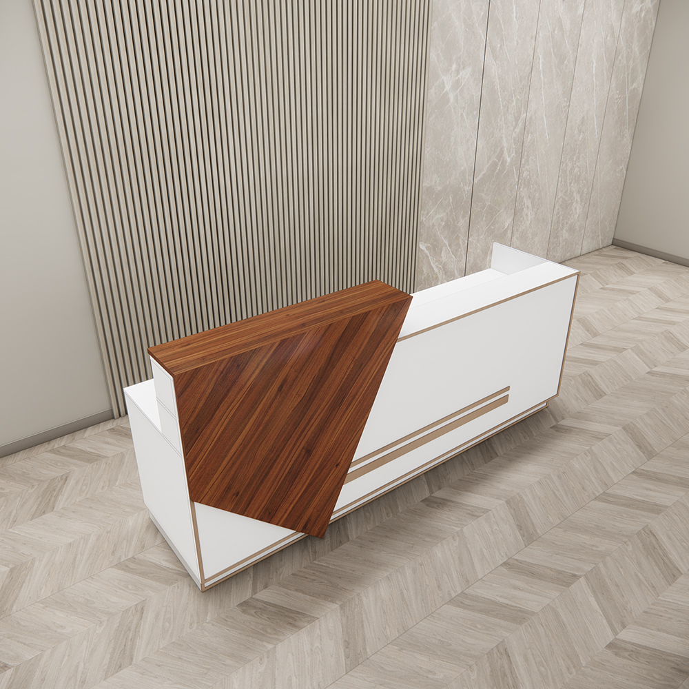 Quầy Lễ Tân SMQLT019 240cm x90cm