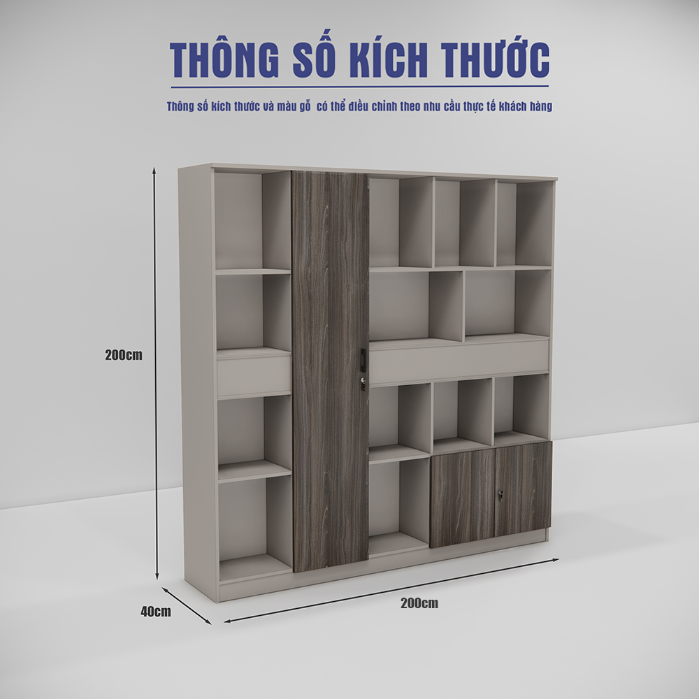 Tủ Giám Đốc SMTGDG014 200cm x200cm