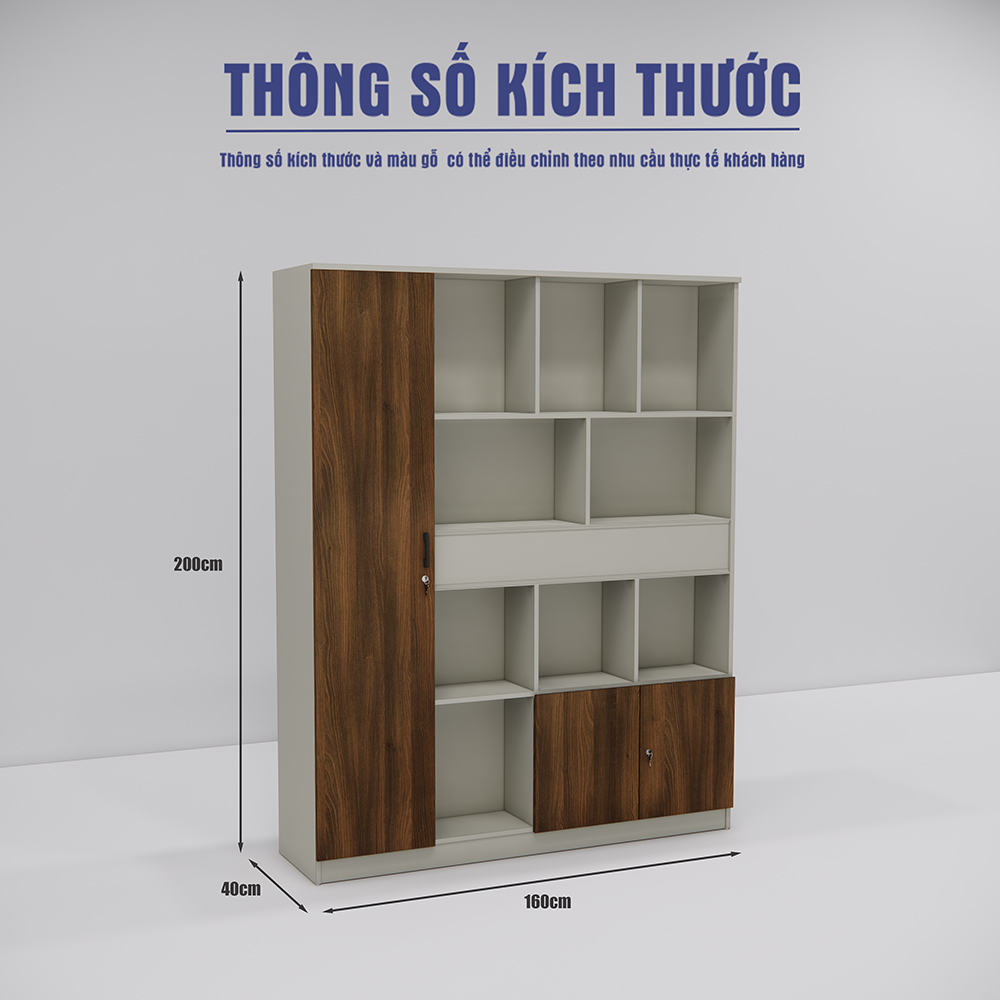 Tủ Giám Đốc SMTGDG016 160cm x200cm