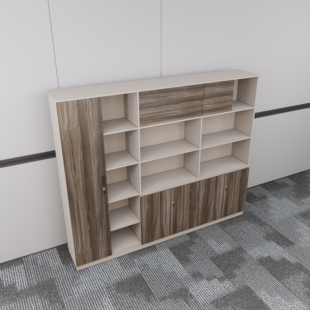 Tủ giám đốc sang trọng, Nội thất cao cấp, Tủ văn phòng hiện đại, Gỗ MFC phủ Melamin