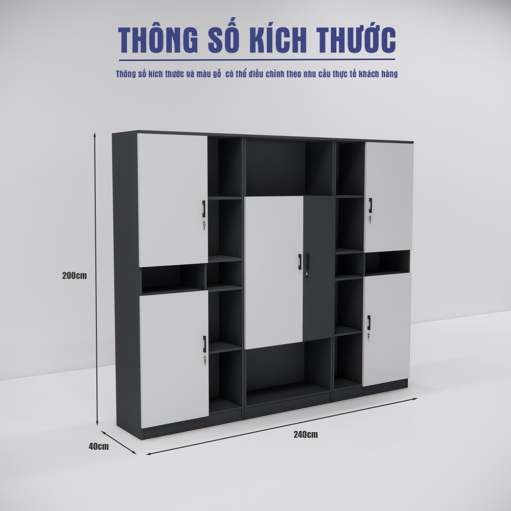 Tủ Giám Đốc SMTGDG026 240cm x200cm