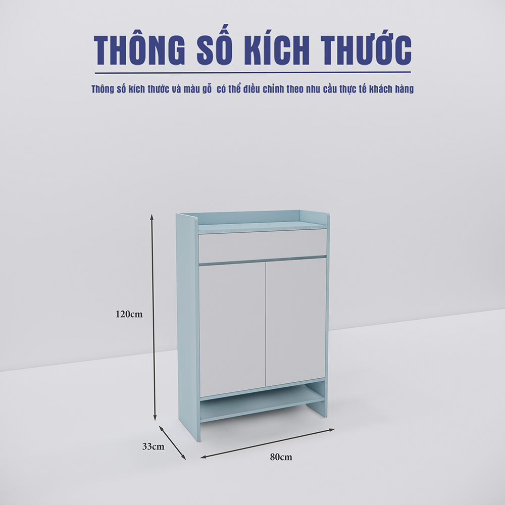 Mẫu Tủ Giày SMTGG0012 80cm x120cm
