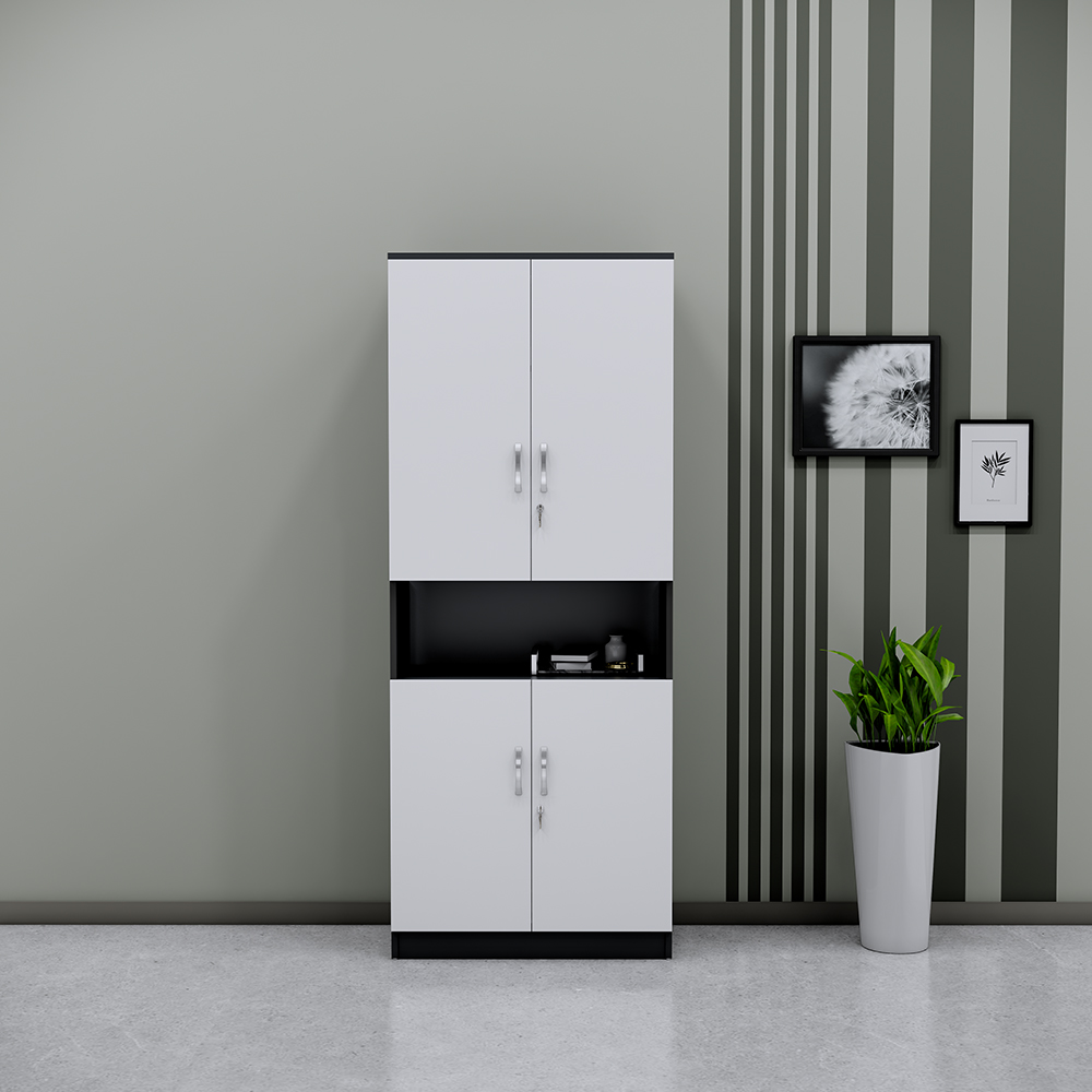 Tủ hồ sơ SMTHSG001 cao 200cm, sâu 40cm, rộng 80cm, gỗ MDF phủ melamin