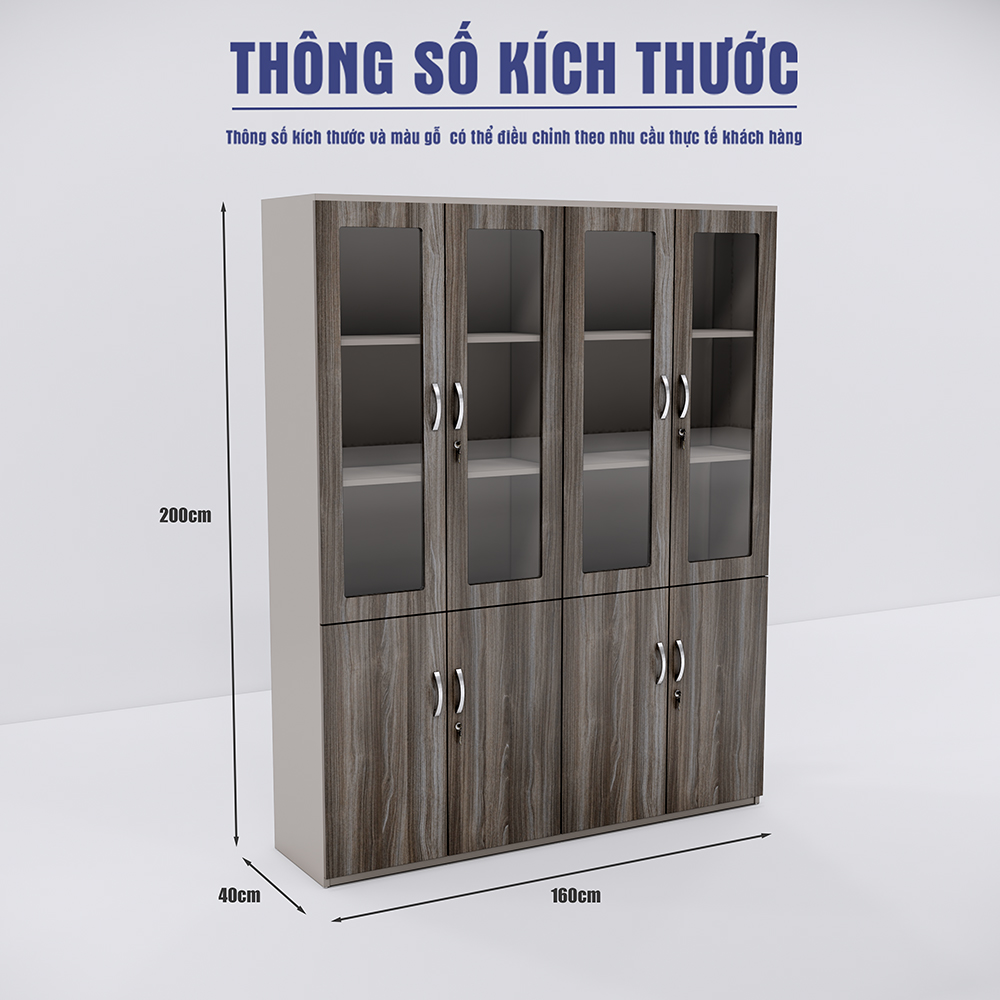 Tủ Hồ Sơ SMTHSG010 200cm x160cm