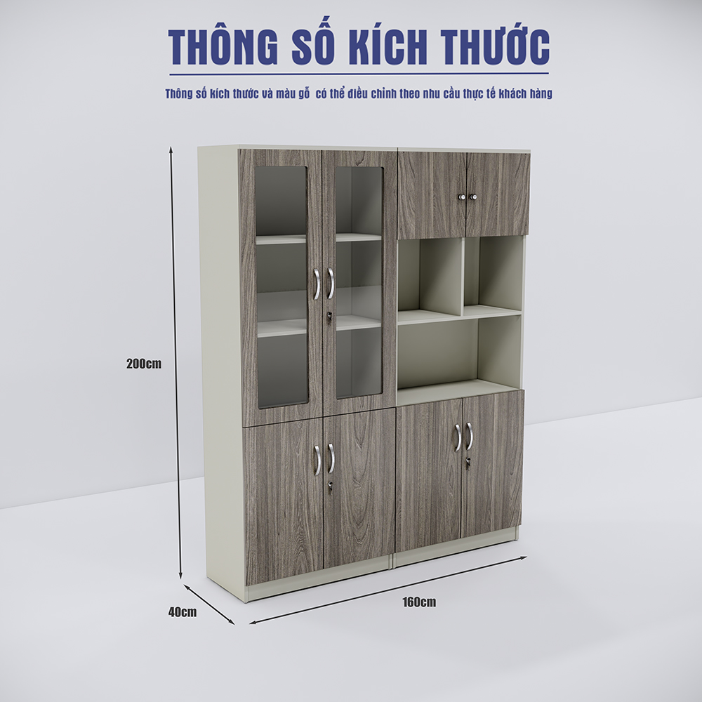 Tủ Hồ Sơ SMTHSG011 200cm x160cm