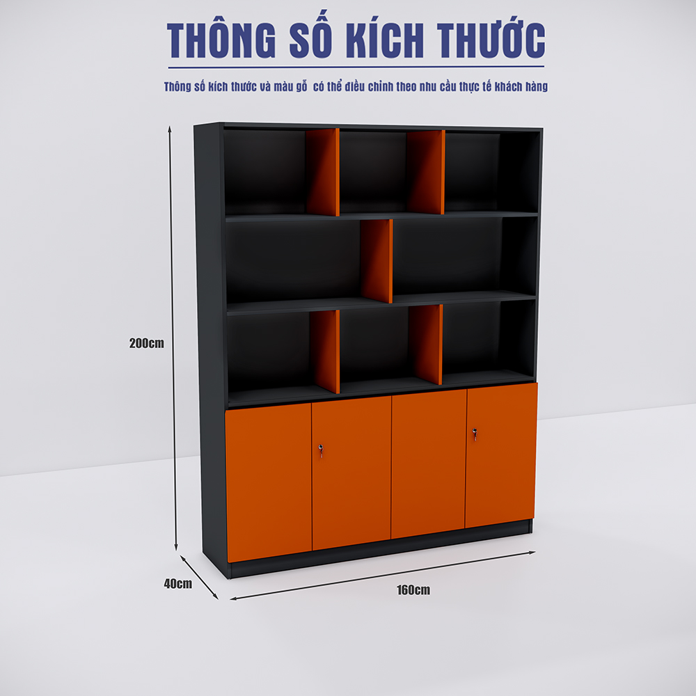 Tủ Hồ Sơ SMTHSG013 200cm x160cm