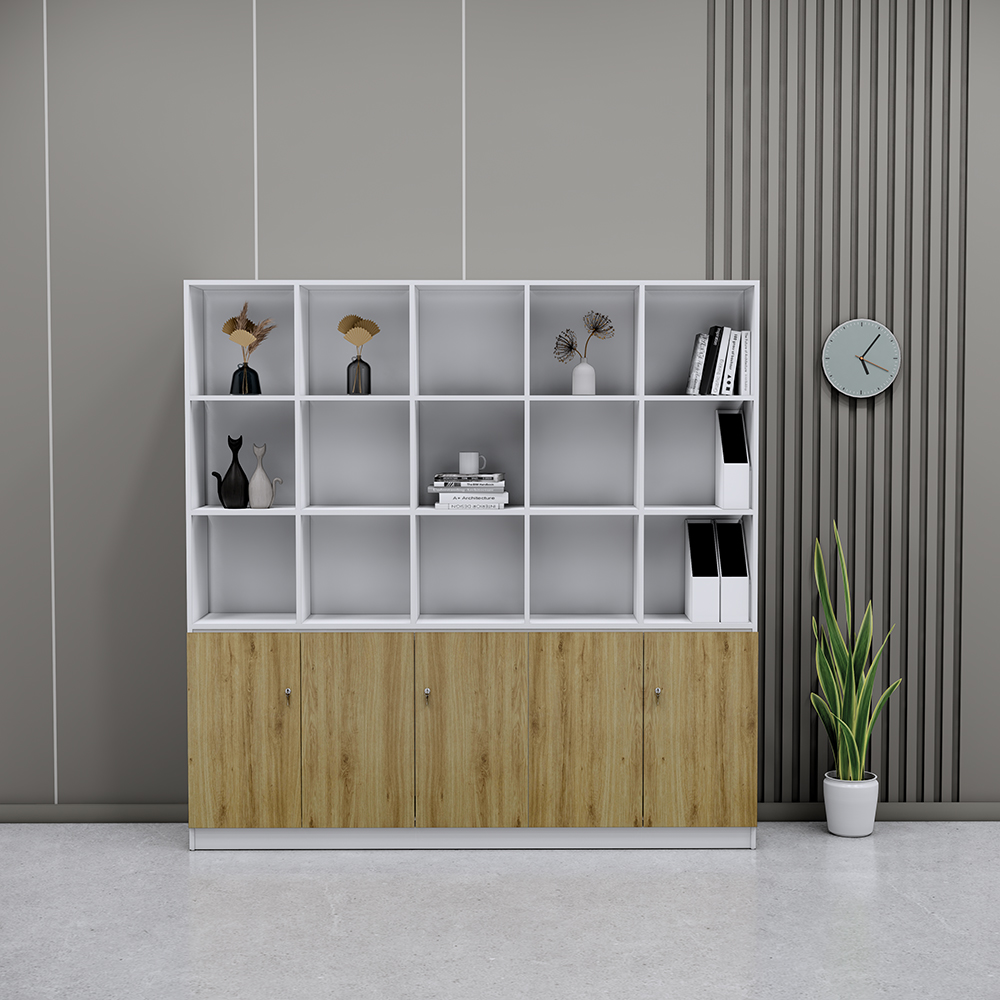 Tủ hồ sơ SMTHSG013, thiết kế hiện đại, kích thước chuẩn 200x200x40cm