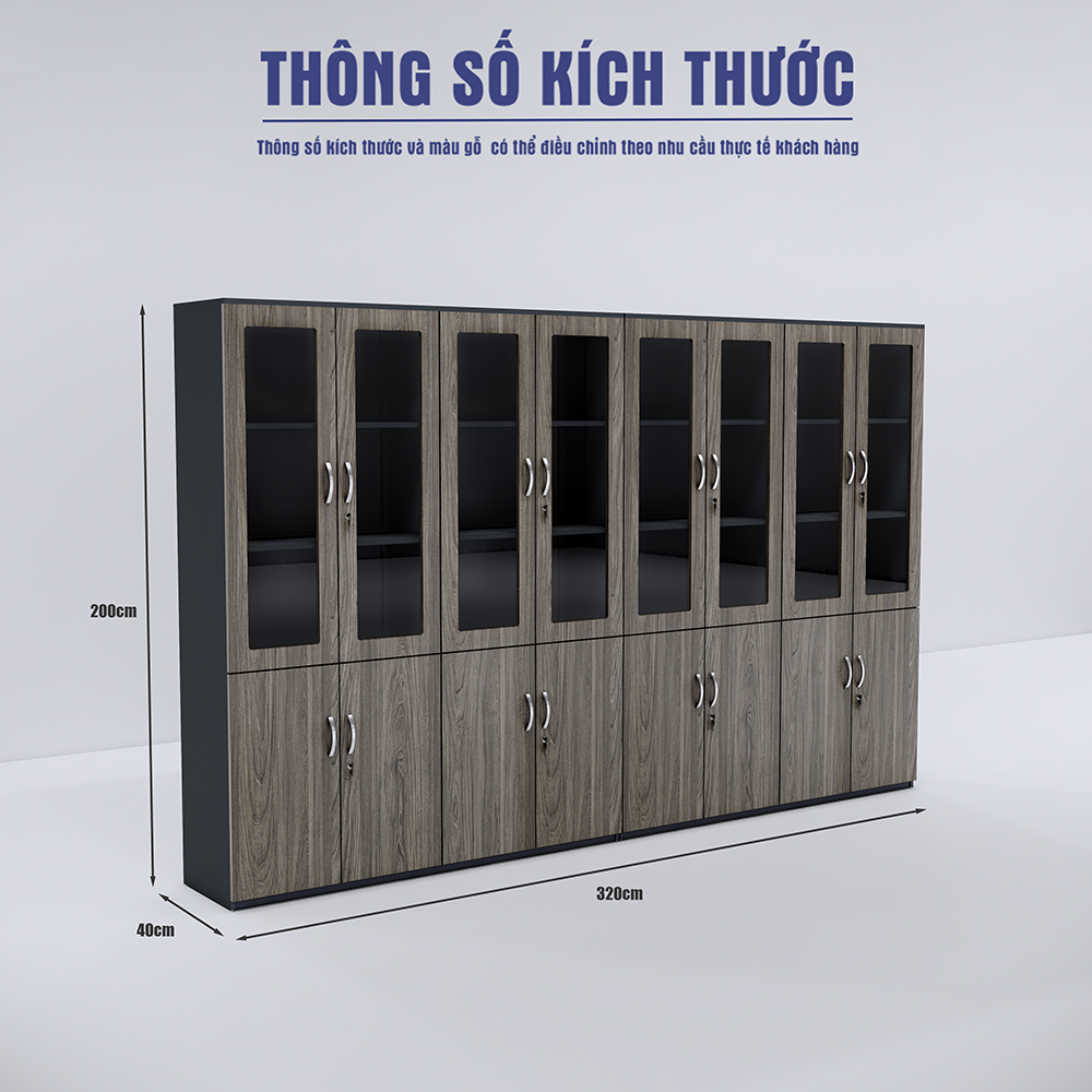 Tủ Hồ Sơ SMTHSG025 200cm x320cm