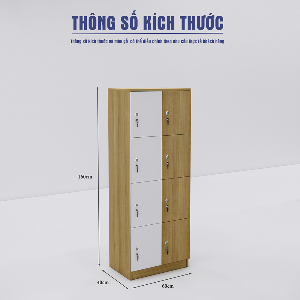 Tủ Locker SMTLKG004 200cm x60cm