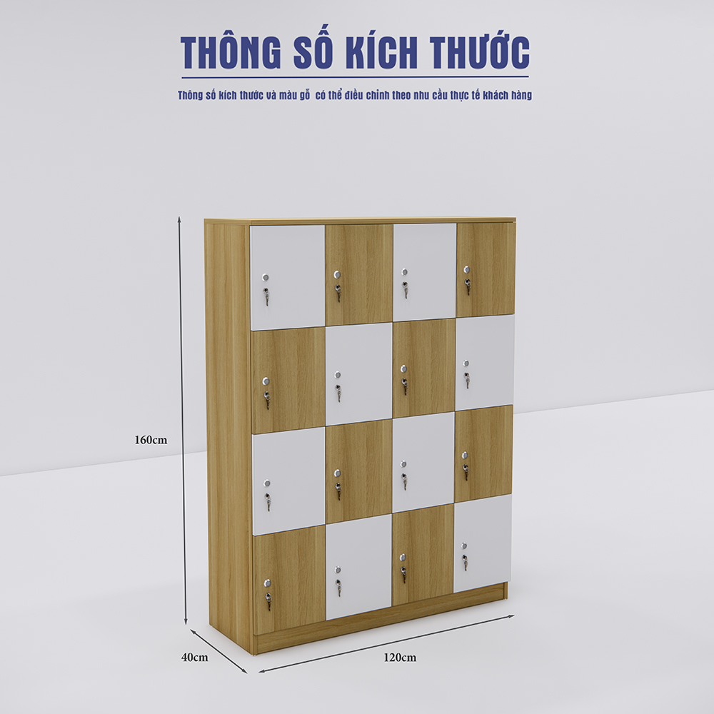 Tủ Locker SMTLKG006 160cm x120cm