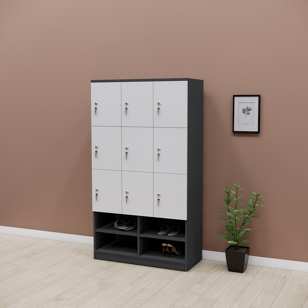 Tủ locker SMTLKG012 đa năng, cao 160cm, sâu 40cm, rộng 90cm