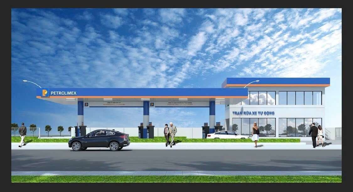 Trụ sở văn phòng và trạm bán xăng dầu Yên Sở