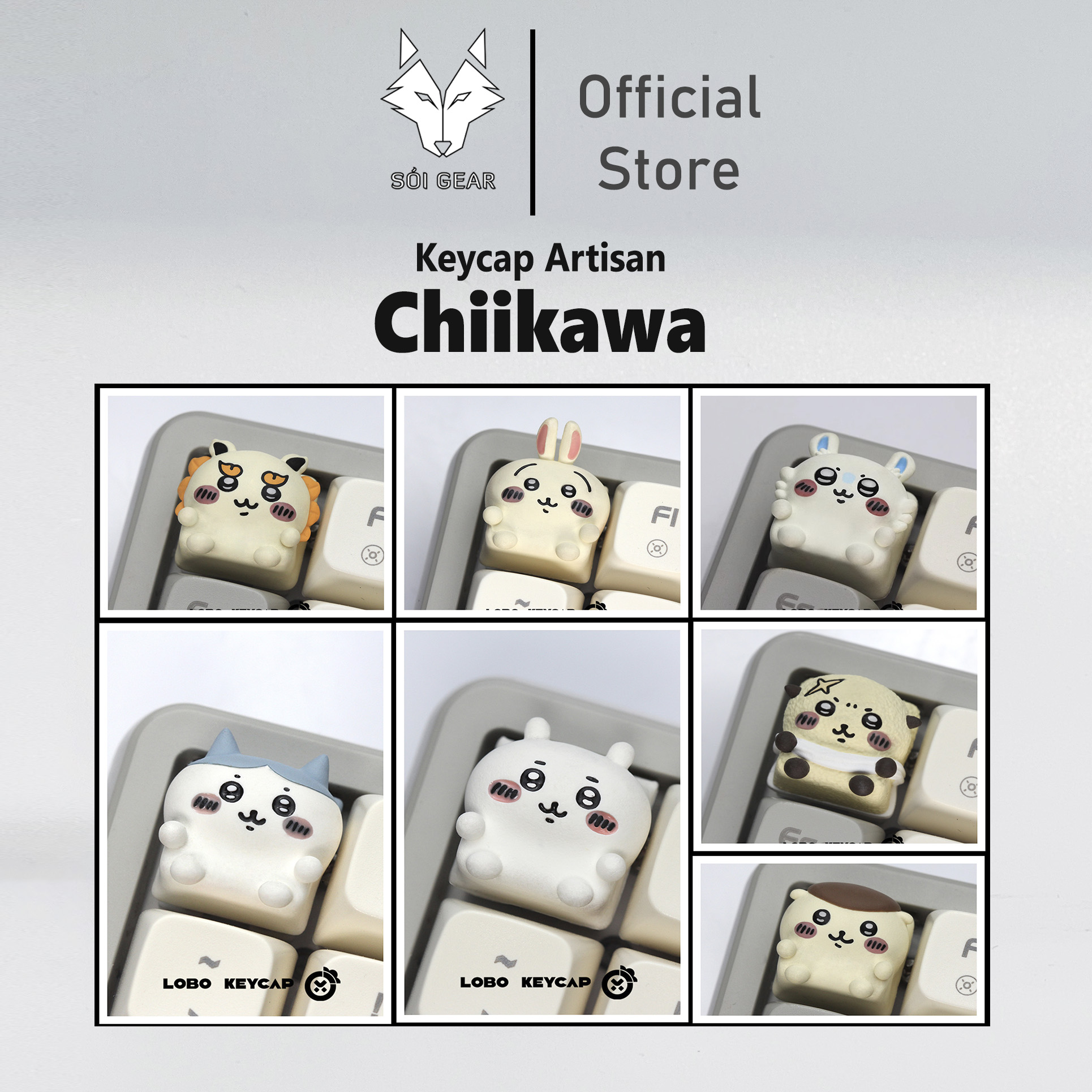 Keycap Lobo Artisan Chiikawa