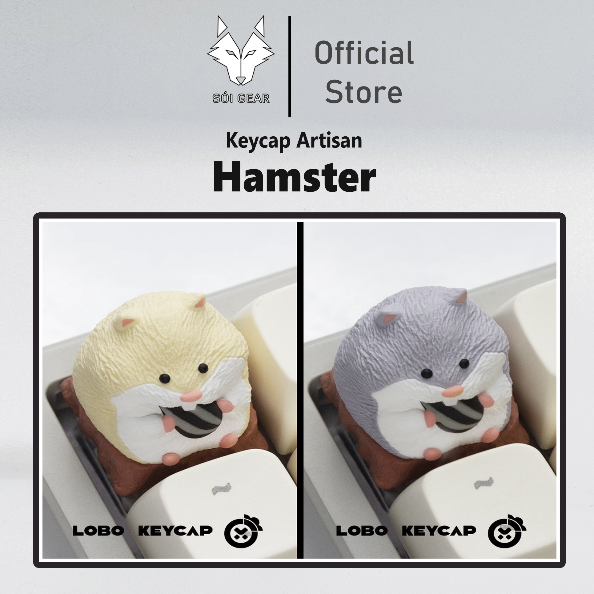 Keycap Lobo Artisan Hamster