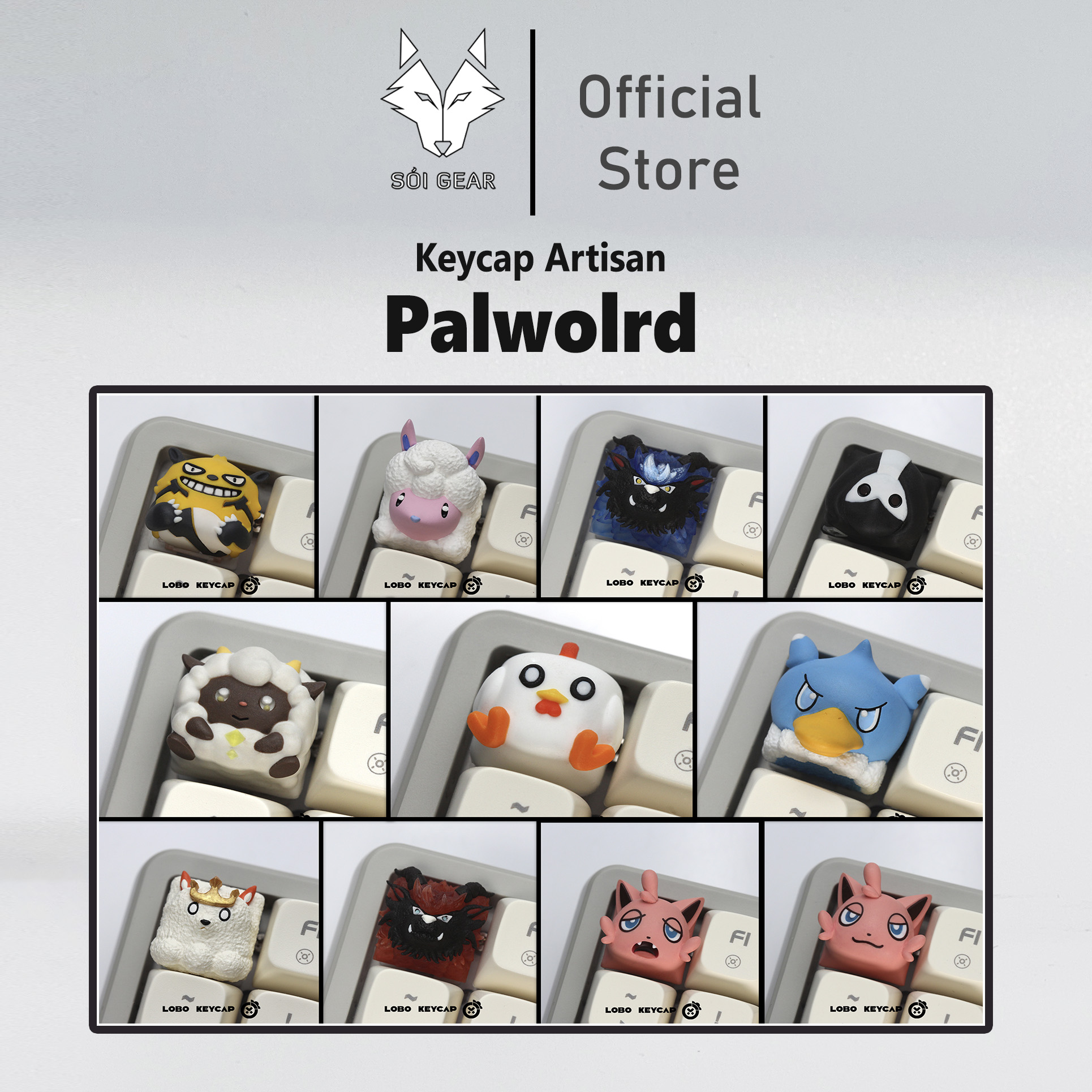 Keycap Lobo Artisan Palworld