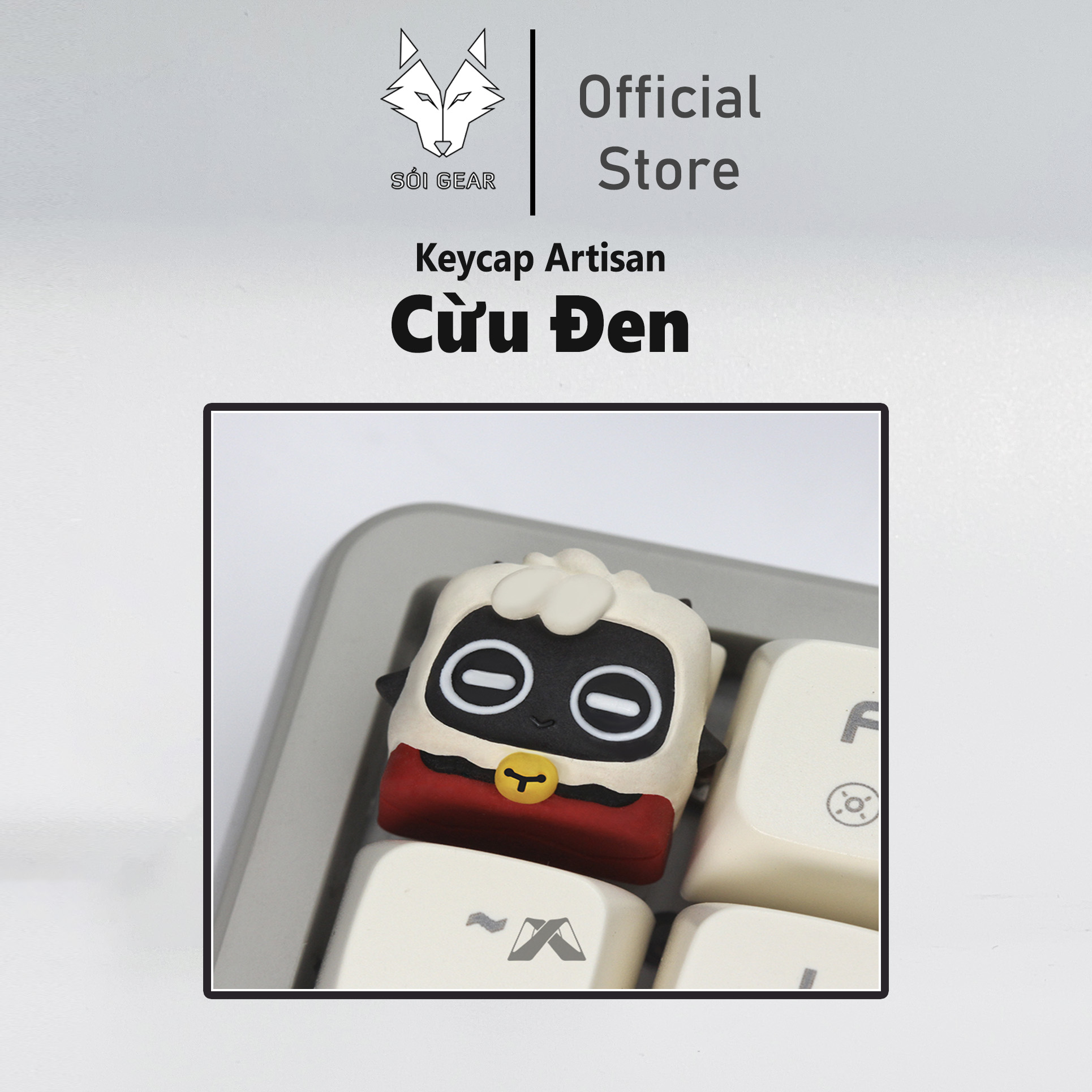 Keycap Lobo Artisan Cừu Đen