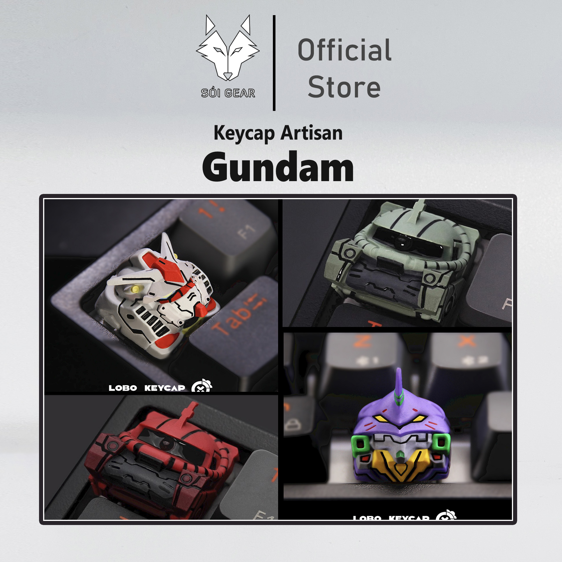 Keycap Lobo Artisan Gundam