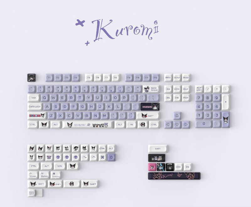 [In-stock] Keycap MOA Kuromi PBT Dyesub
