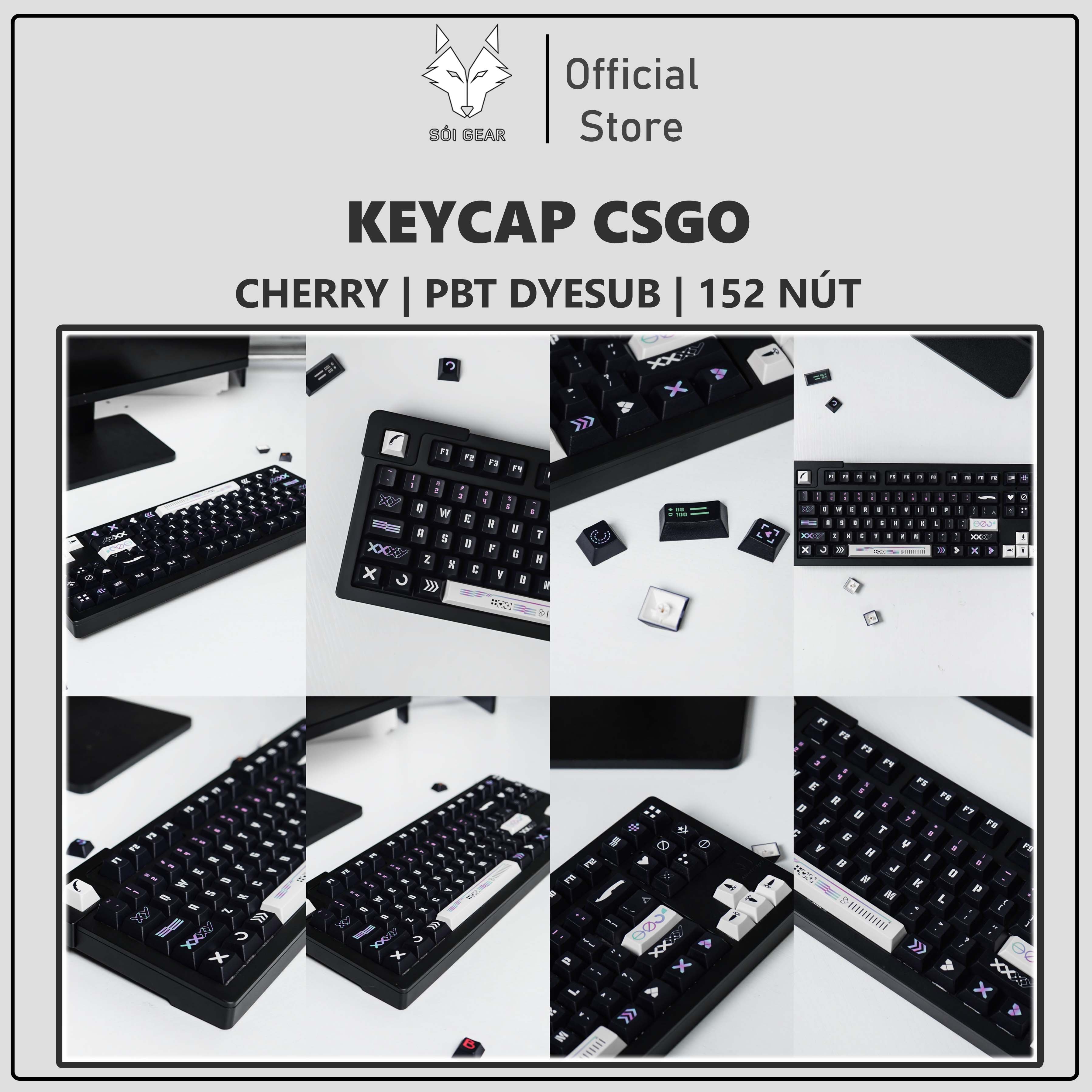[In Stock] Keycap Cherry CSGO PBT Dyesub