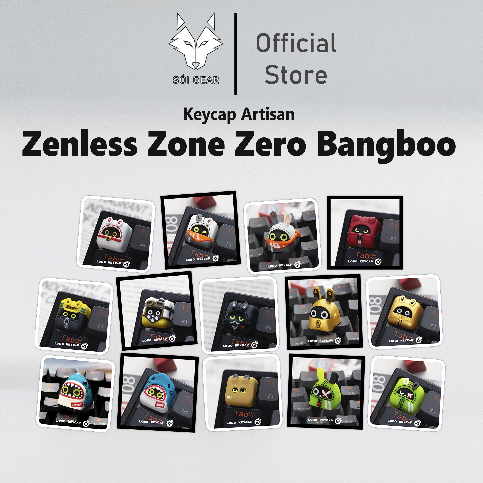 Keycap Lobo Artisan Zenless Zone Zero Bangboo