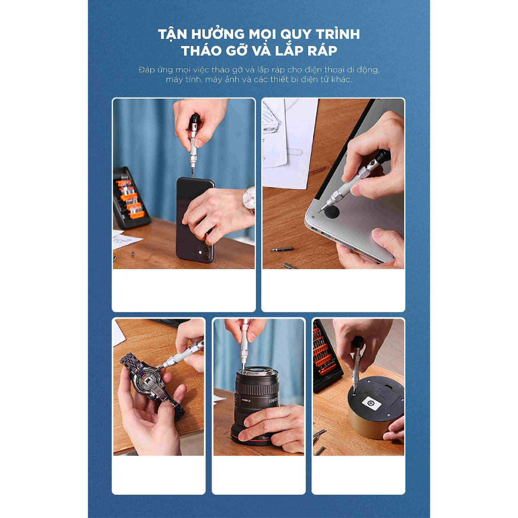 Bộ vít đa năng 38 trong 1 Ugreen 80459 hộp kim nhôm Chính Hãng