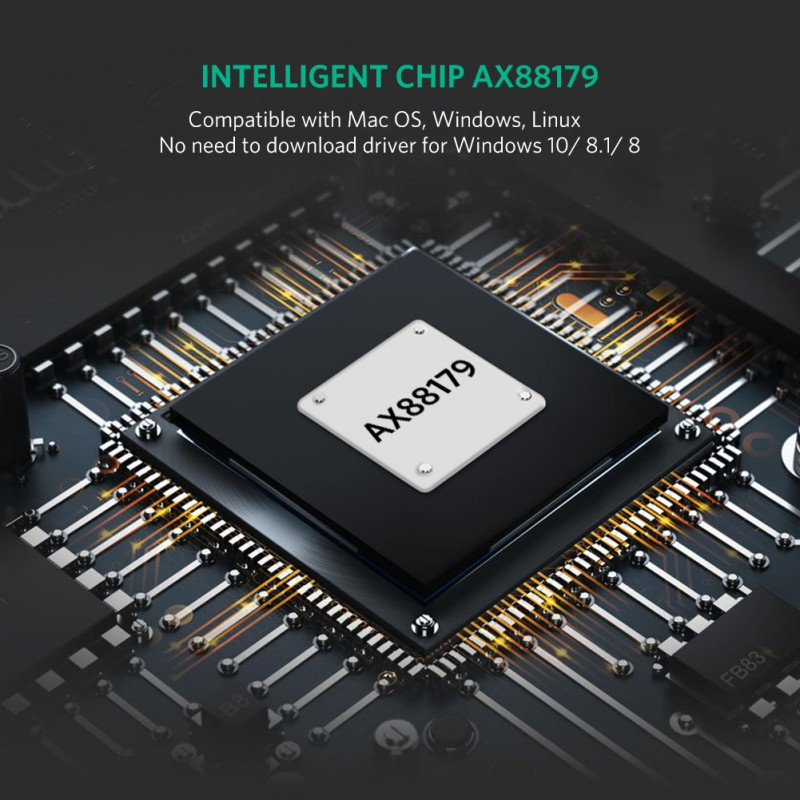 Cáp Chuyển USB-C sang LAN Ugreen 50307 50737 Tốc độ 1G Chính Hãng