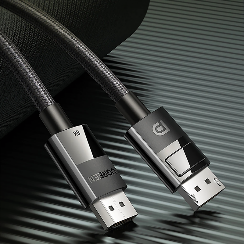 Cáp Displayport 1.4 Ugreen DP114 hỗ trợ 8K@60Hz dây dài 1m -5m bọc dù