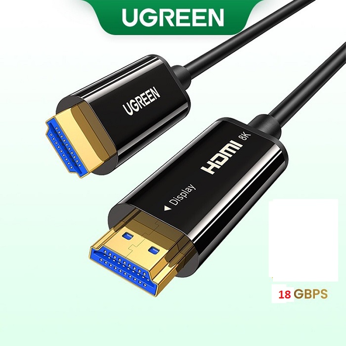 Cáp HDMI 2.0 Sợi Quang  Ugreen 50717 Dài 10M Hỗ Trợ 4K@60Hz HDR Cao Cấp